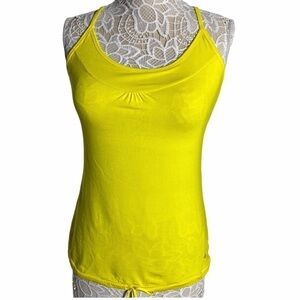 Fila Yellow Activewear Tank Top yoga running